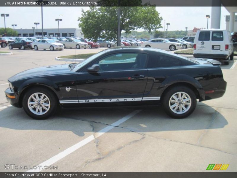 Black / Light Graphite 2009 Ford Mustang V6 Coupe