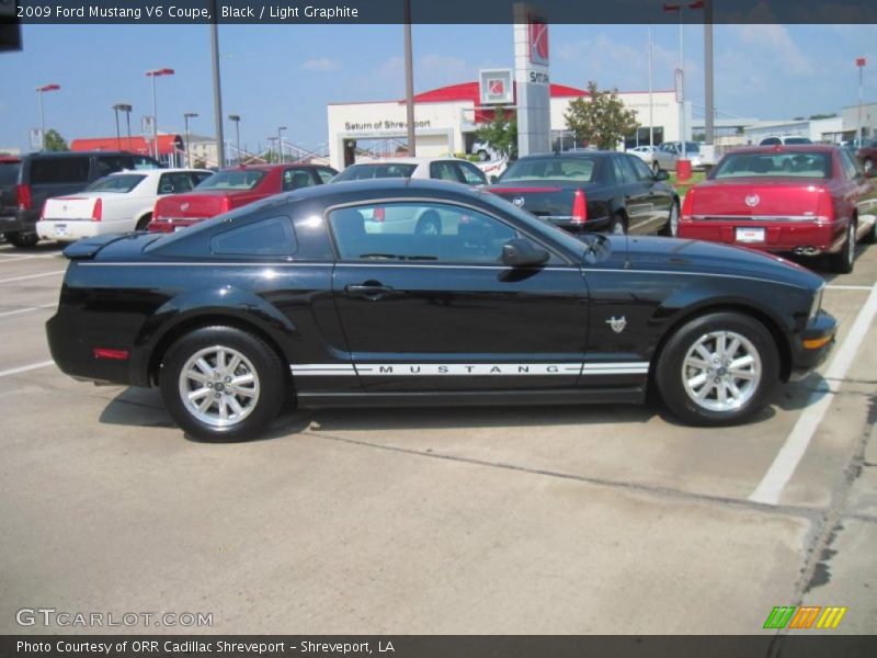 Black / Light Graphite 2009 Ford Mustang V6 Coupe
