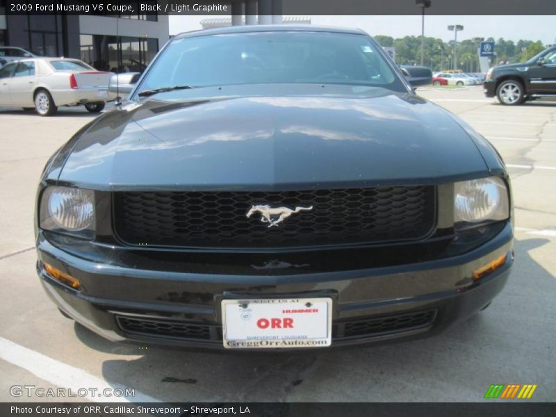 Black / Light Graphite 2009 Ford Mustang V6 Coupe