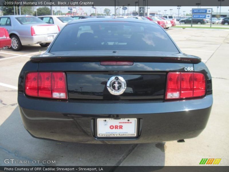 Black / Light Graphite 2009 Ford Mustang V6 Coupe