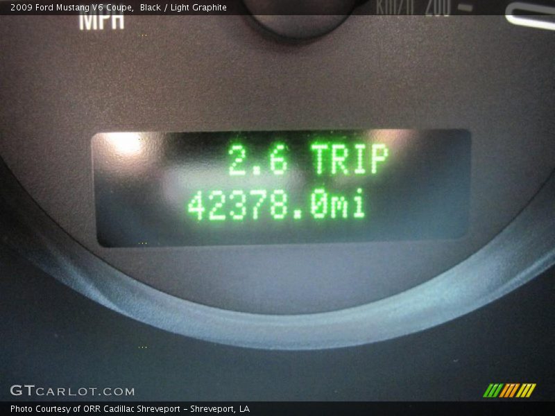 Black / Light Graphite 2009 Ford Mustang V6 Coupe