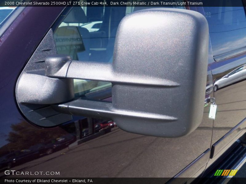 Dark Cherry Metallic / Dark Titanium/Light Titanium 2008 Chevrolet Silverado 2500HD LT Z71 Crew Cab 4x4