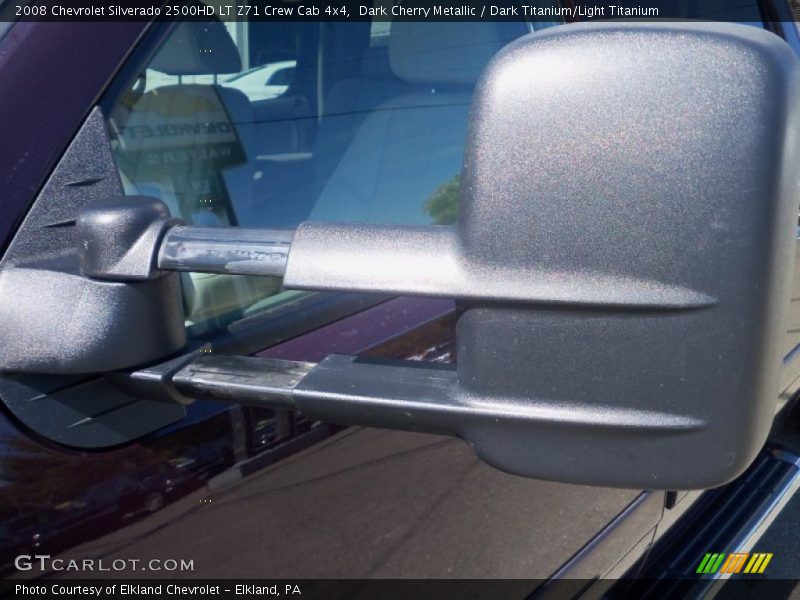 Dark Cherry Metallic / Dark Titanium/Light Titanium 2008 Chevrolet Silverado 2500HD LT Z71 Crew Cab 4x4