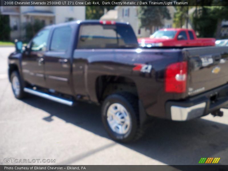 Dark Cherry Metallic / Dark Titanium/Light Titanium 2008 Chevrolet Silverado 2500HD LT Z71 Crew Cab 4x4