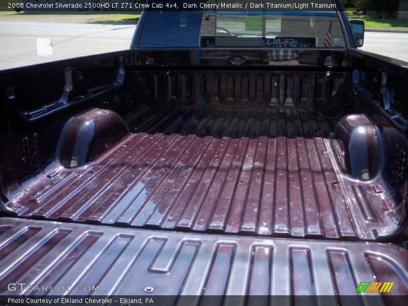 Dark Cherry Metallic / Dark Titanium/Light Titanium 2008 Chevrolet Silverado 2500HD LT Z71 Crew Cab 4x4