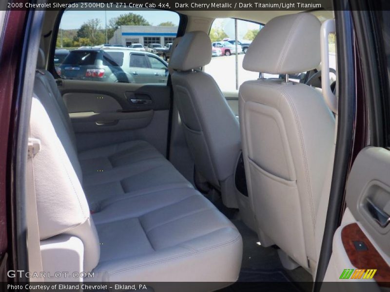 Dark Cherry Metallic / Dark Titanium/Light Titanium 2008 Chevrolet Silverado 2500HD LT Z71 Crew Cab 4x4