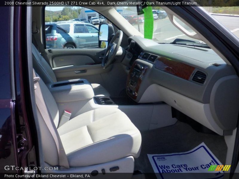 Dark Cherry Metallic / Dark Titanium/Light Titanium 2008 Chevrolet Silverado 2500HD LT Z71 Crew Cab 4x4