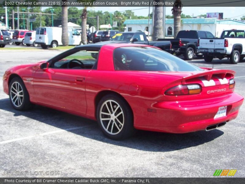 Bright Rally Red / Ebony Black 2002 Chevrolet Camaro Z28 SS 35th Anniversary Edition Coupe