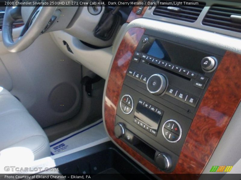 Dark Cherry Metallic / Dark Titanium/Light Titanium 2008 Chevrolet Silverado 2500HD LT Z71 Crew Cab 4x4