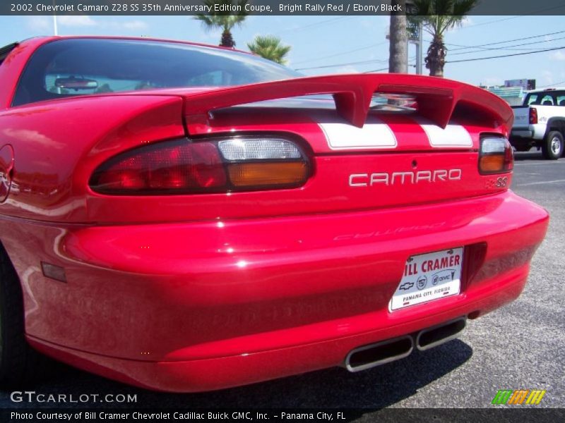 Bright Rally Red / Ebony Black 2002 Chevrolet Camaro Z28 SS 35th Anniversary Edition Coupe