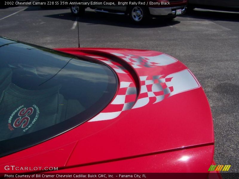 Bright Rally Red / Ebony Black 2002 Chevrolet Camaro Z28 SS 35th Anniversary Edition Coupe