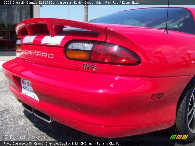 Bright Rally Red / Ebony Black 2002 Chevrolet Camaro Z28 SS 35th Anniversary Edition Coupe