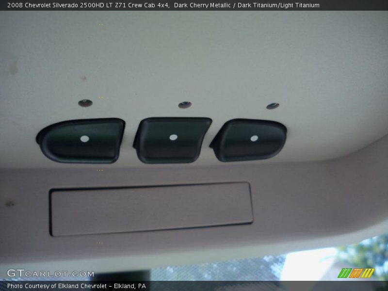 Dark Cherry Metallic / Dark Titanium/Light Titanium 2008 Chevrolet Silverado 2500HD LT Z71 Crew Cab 4x4