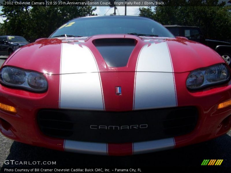 Bright Rally Red / Ebony Black 2002 Chevrolet Camaro Z28 SS 35th Anniversary Edition Coupe