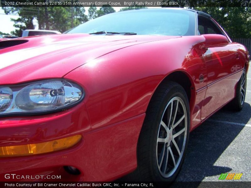 Bright Rally Red / Ebony Black 2002 Chevrolet Camaro Z28 SS 35th Anniversary Edition Coupe