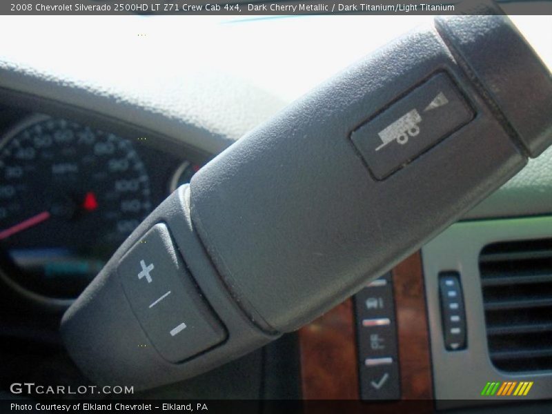 Dark Cherry Metallic / Dark Titanium/Light Titanium 2008 Chevrolet Silverado 2500HD LT Z71 Crew Cab 4x4