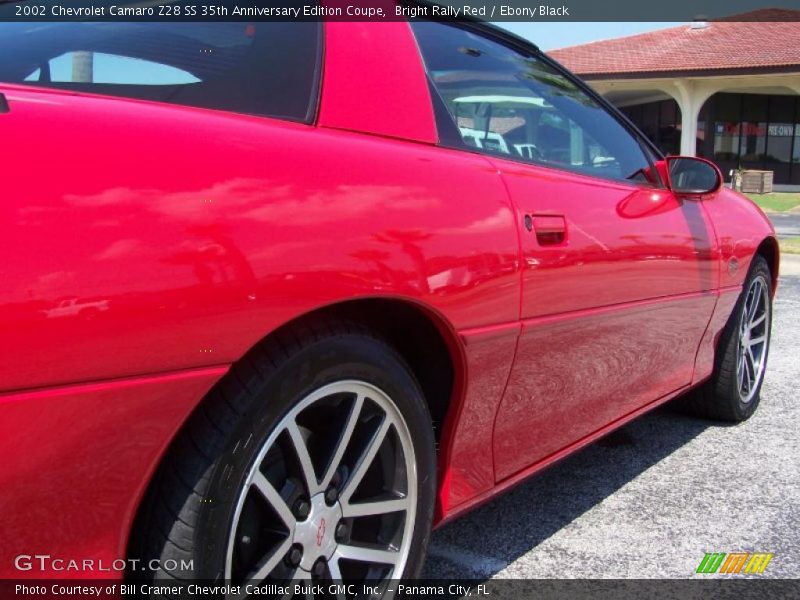 Bright Rally Red / Ebony Black 2002 Chevrolet Camaro Z28 SS 35th Anniversary Edition Coupe