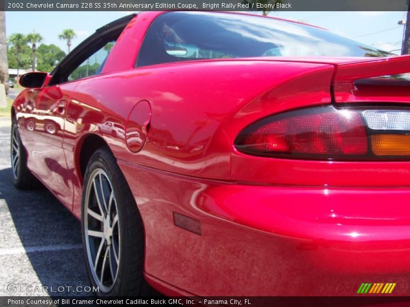 Bright Rally Red / Ebony Black 2002 Chevrolet Camaro Z28 SS 35th Anniversary Edition Coupe