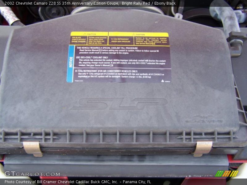 Bright Rally Red / Ebony Black 2002 Chevrolet Camaro Z28 SS 35th Anniversary Edition Coupe