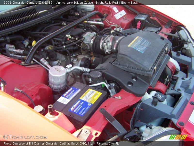 Bright Rally Red / Ebony Black 2002 Chevrolet Camaro Z28 SS 35th Anniversary Edition Coupe