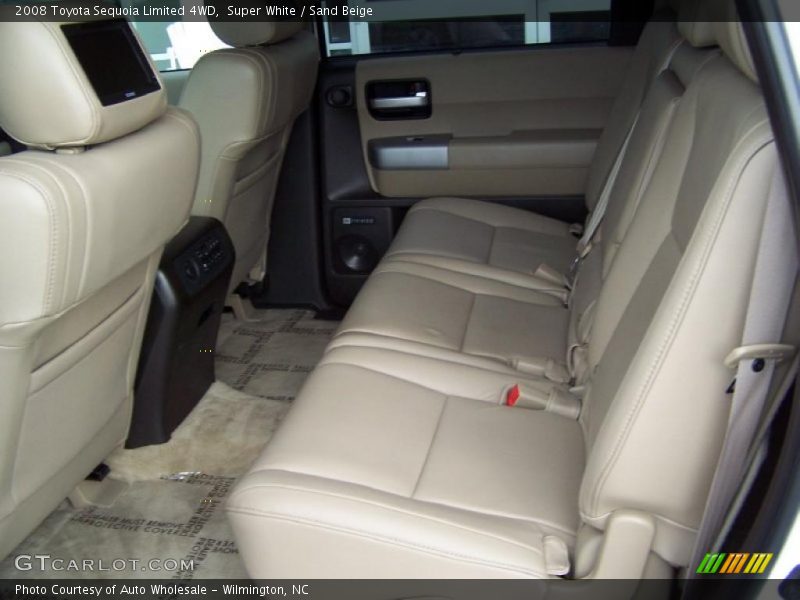Super White / Sand Beige 2008 Toyota Sequoia Limited 4WD