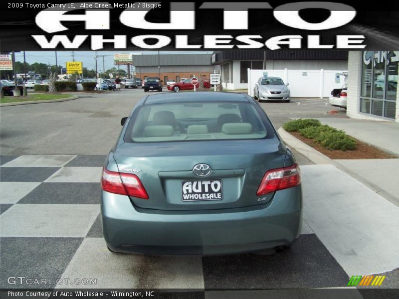 Aloe Green Metallic / Bisque 2009 Toyota Camry LE