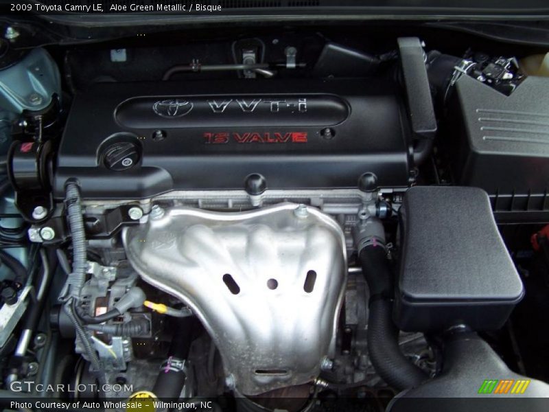Aloe Green Metallic / Bisque 2009 Toyota Camry LE