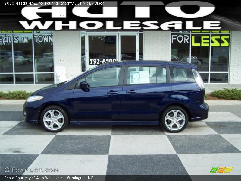 Stormy Blue Mica / Black 2010 Mazda MAZDA5 Touring