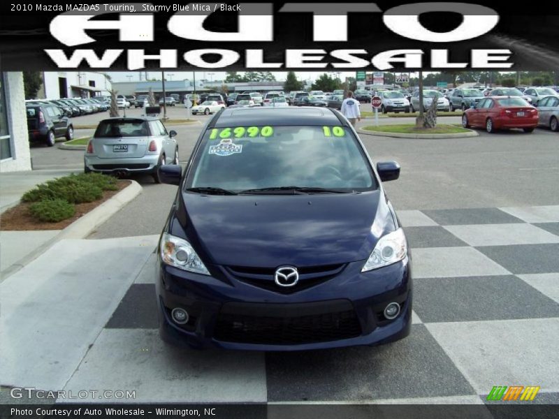 Stormy Blue Mica / Black 2010 Mazda MAZDA5 Touring