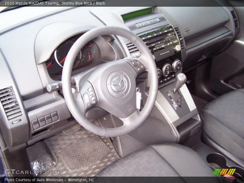 Stormy Blue Mica / Black 2010 Mazda MAZDA5 Touring