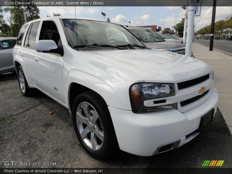 Summit White / Ebony 2009 Chevrolet TrailBlazer SS AWD