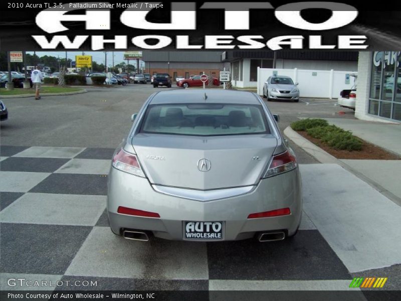 Palladium Silver Metallic / Taupe 2010 Acura TL 3.5