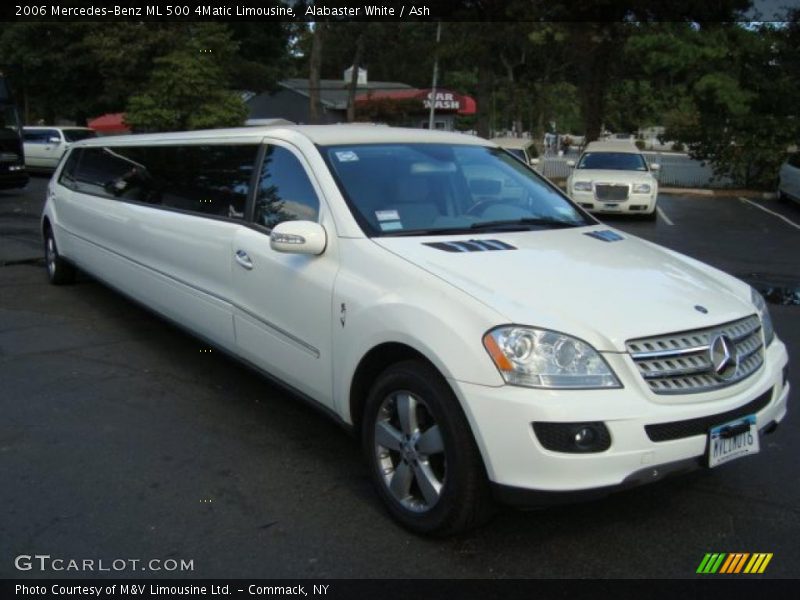 Alabaster White / Ash 2006 Mercedes-Benz ML 500 4Matic Limousine