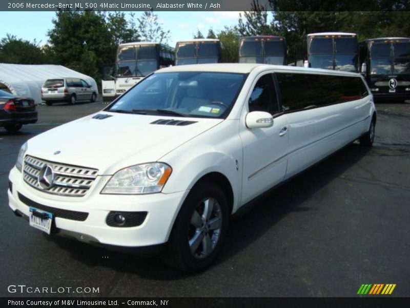Alabaster White / Ash 2006 Mercedes-Benz ML 500 4Matic Limousine