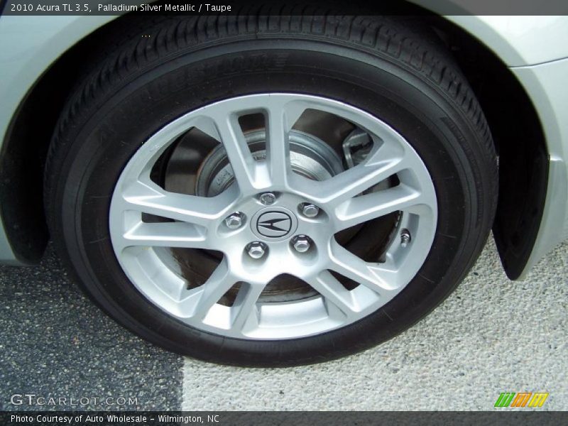 Palladium Silver Metallic / Taupe 2010 Acura TL 3.5
