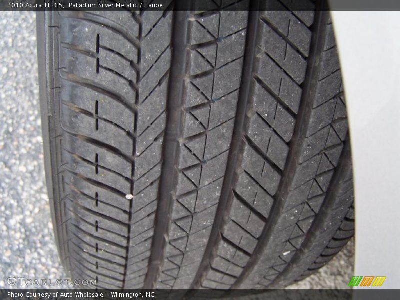 Palladium Silver Metallic / Taupe 2010 Acura TL 3.5