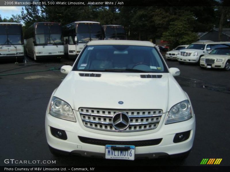 Alabaster White / Ash 2006 Mercedes-Benz ML 500 4Matic Limousine