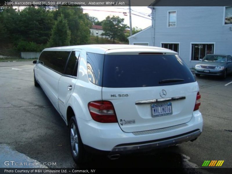 Alabaster White / Ash 2006 Mercedes-Benz ML 500 4Matic Limousine