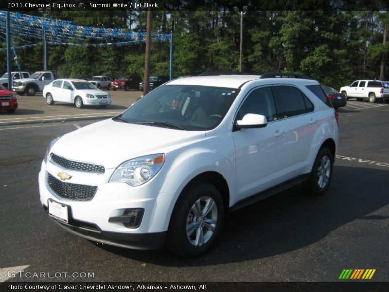 Summit White / Jet Black 2011 Chevrolet Equinox LT
