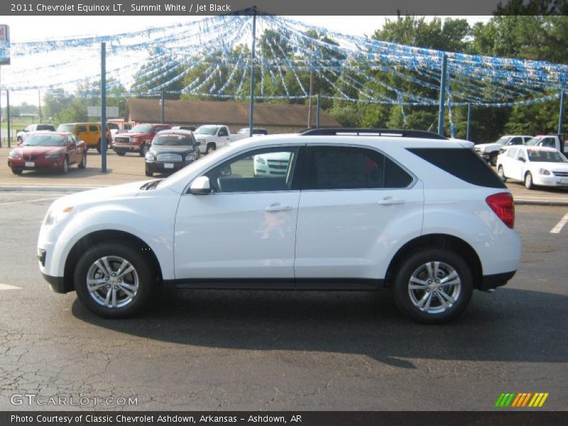 Summit White / Jet Black 2011 Chevrolet Equinox LT