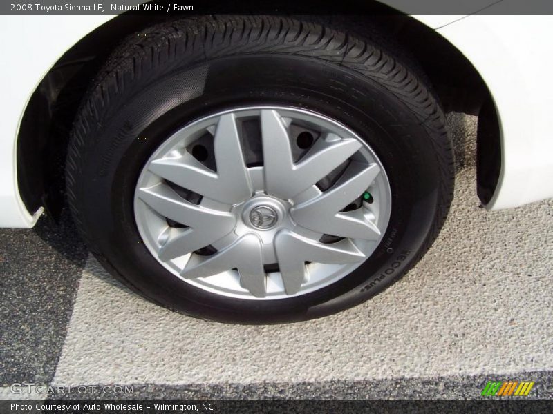 Natural White / Fawn 2008 Toyota Sienna LE