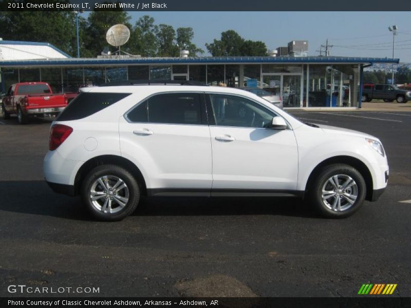 Summit White / Jet Black 2011 Chevrolet Equinox LT