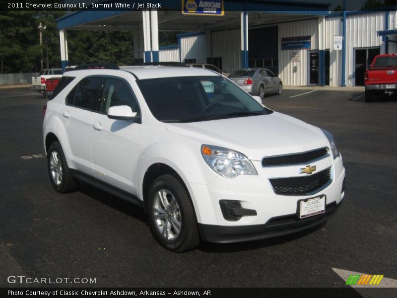 Summit White / Jet Black 2011 Chevrolet Equinox LT