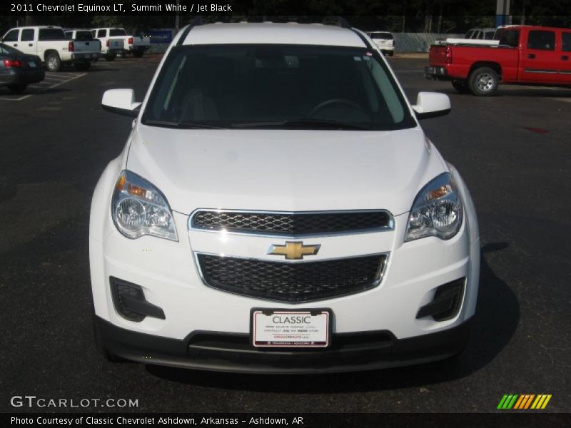 Summit White / Jet Black 2011 Chevrolet Equinox LT