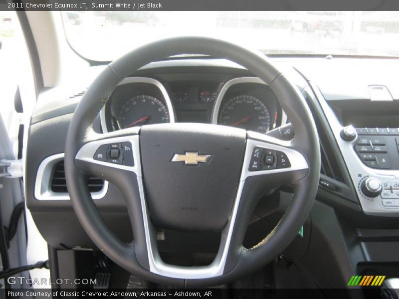 Summit White / Jet Black 2011 Chevrolet Equinox LT