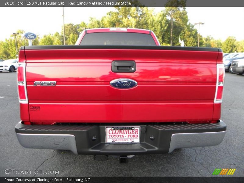 Red Candy Metallic / Medium Stone 2010 Ford F150 XLT Regular Cab