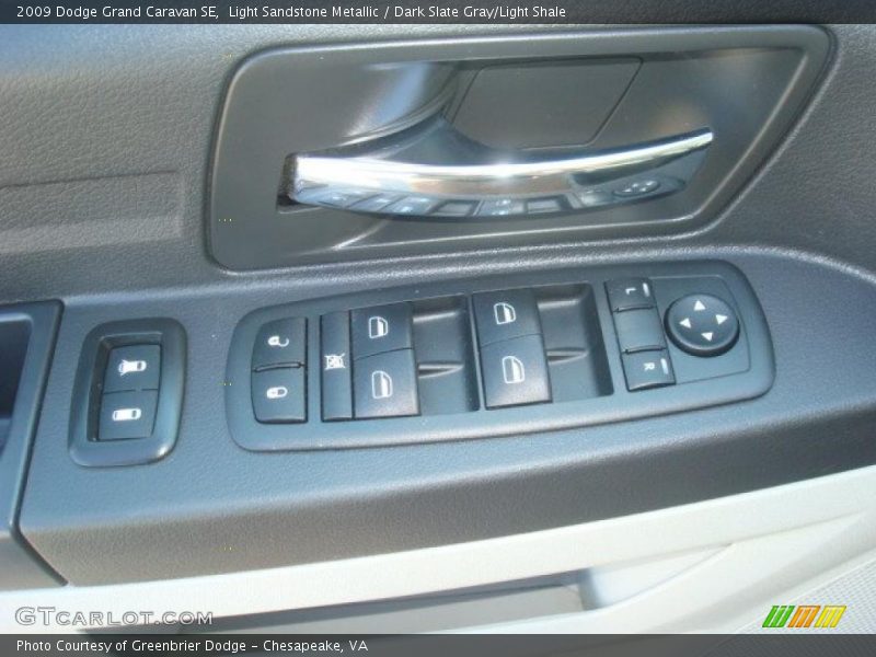 Light Sandstone Metallic / Dark Slate Gray/Light Shale 2009 Dodge Grand Caravan SE
