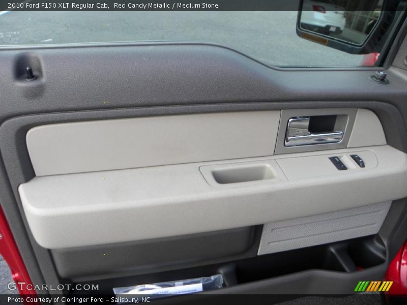 Red Candy Metallic / Medium Stone 2010 Ford F150 XLT Regular Cab