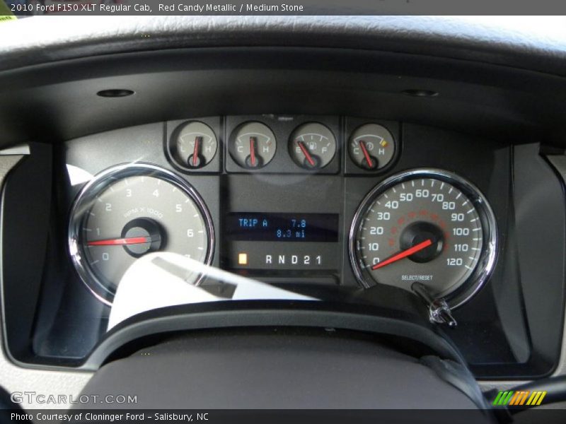 Red Candy Metallic / Medium Stone 2010 Ford F150 XLT Regular Cab