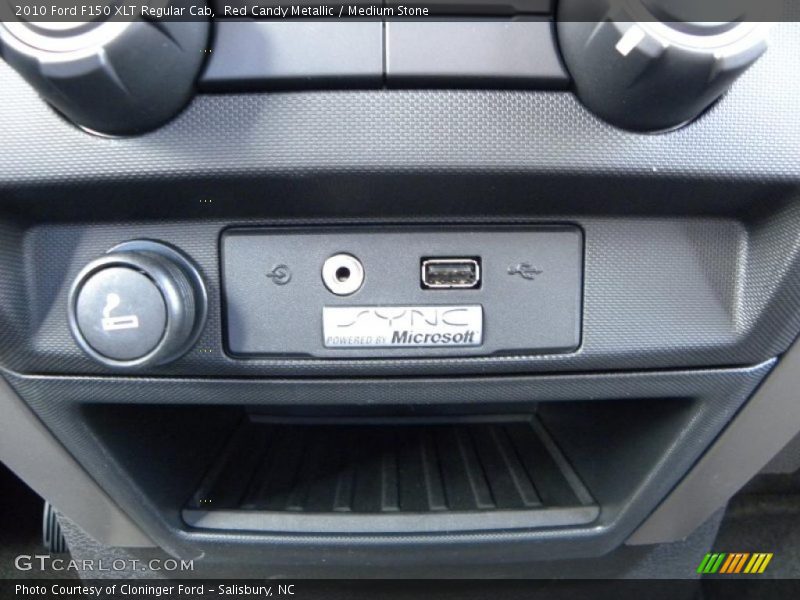 Red Candy Metallic / Medium Stone 2010 Ford F150 XLT Regular Cab